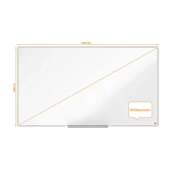 Widescreen whiteboard Nobo stål 122x69 cm