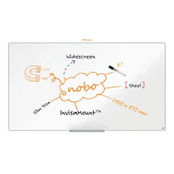 Widescreen whiteboard Nobo emaljeret 155x87 cm